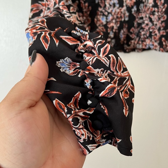 Free People Santiago Scoop Neck Printed Top - Picture 7 of 9